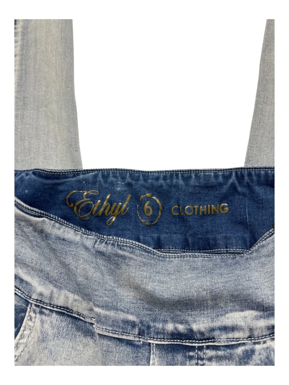 NWT Ethyl Clothing Pearl Embellished Jeans Gemstone Hem Detail | Size 6 - Picture 7 of 10